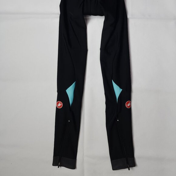 New Castelli Bibtigths Bike Cycle Thermal Pants Women (S) - Picture 1 of 9